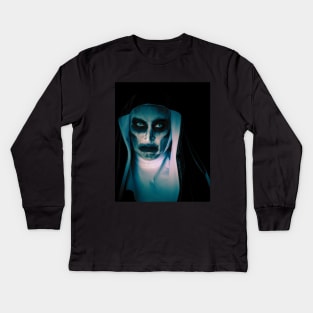 demon nun Kids Long Sleeve T-Shirt